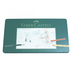 Estuche con 33 lápices Pitt Monochrome Faber-Castell