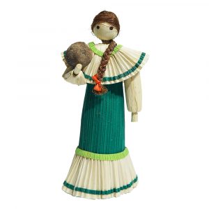 Muñeca de chala con traje típico de Santa Cruz