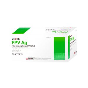 Prueba rápida de panleucopenia felina Genbody FPV Ag, caja de 10 unidades