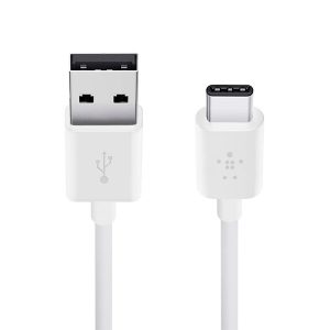 Cable USB-A a USB-C 1.8m blanco - Belkin F2CU032BT06-WHT