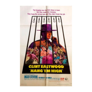 Afiche histórico original HANG 'EM HIGH