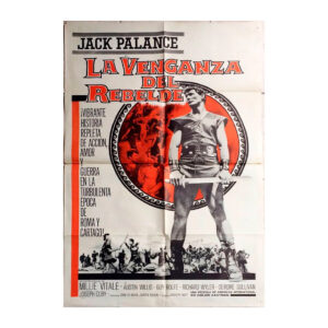 Afiche histórico original LA VENGANZA DEL REBELDE