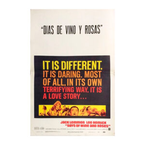 Afiche original DAYS OF WINE AND ROSES