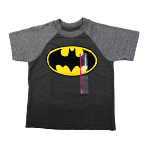 Camiseta de manga corta para niños con logo de Batman (3-5 años)