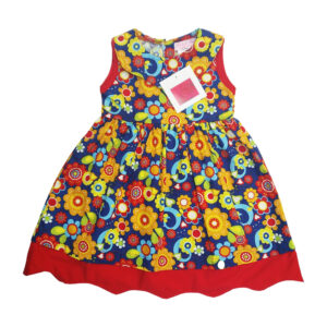 Vestido sin mangas para niñas, floreado y multicolor (2-8 años)