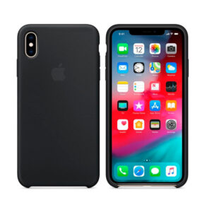 Funda de silicona Apple para Iphone X, color negro