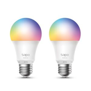 Pack de 2 Focos LED multicolor RGB Wi-Fi, Amazon Alexa, Google Assistant L530E TP-LINK