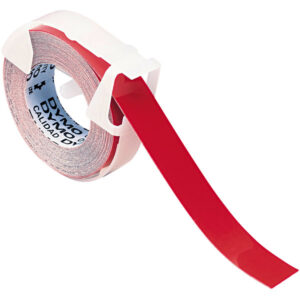 Rollo cinta plástico color rojo 9mm x 3m - Dymo Express