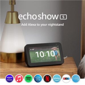 Asistente Virtual Echo Show 5, 2da Gen 2021 Negro - Amazon