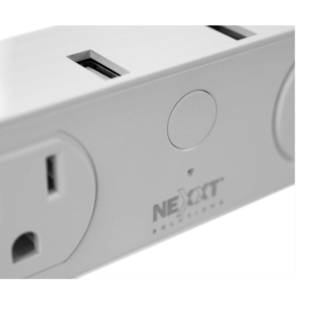 Enchufe inteligente de 2 salidas + 2 USB, WiFi, Amazon Alexa, Google Assistant - Nexxt NHP-D610