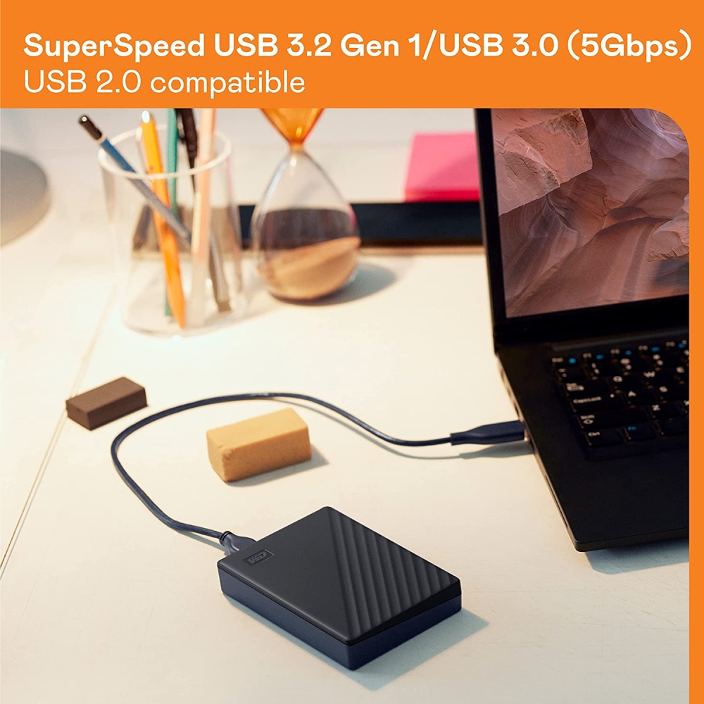 Disco Duro Externo 5TB USB 3.0 Proteccion con contraseña - Western Digital