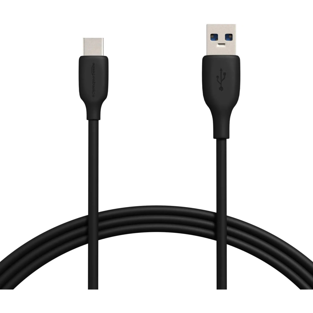 Cable USB-A a USB-C 3.1 1.8m, soporta carga rápida, color negro - Amazon B085SBJ89S