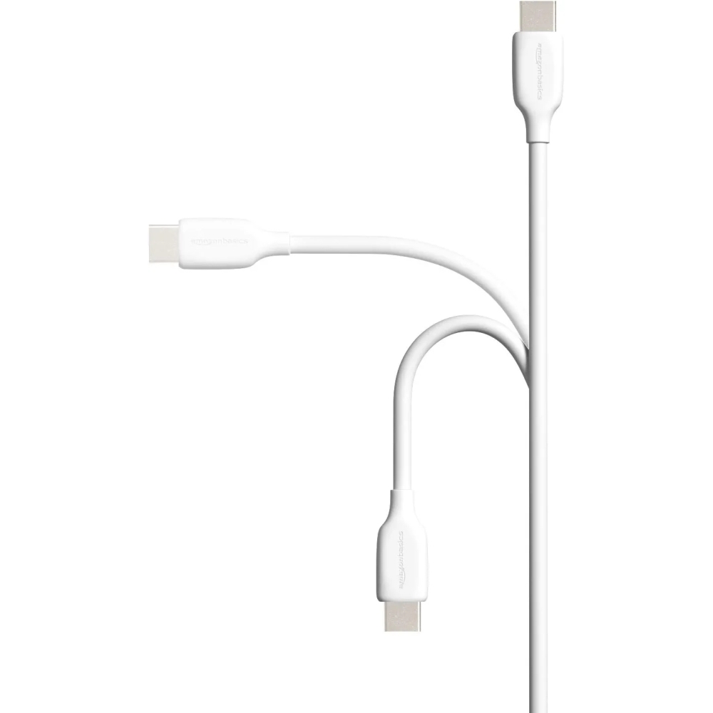 Cable USB-C a USB-C 2.0 de carga rápida (certificado USB-IF),60W, 1.8m, color blanco - Amazon B085SB6RSL