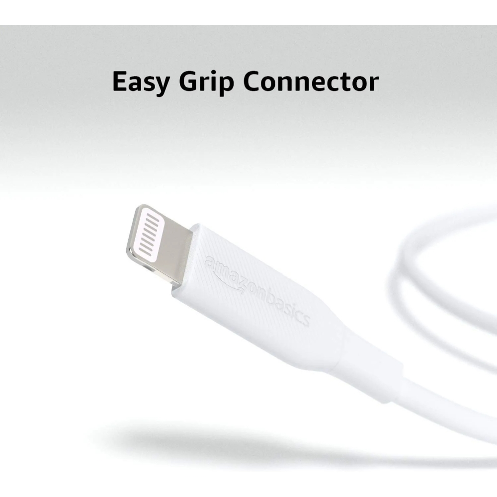 Cable USB-C a Lightning 1.8m, certificado Mfi, soporta carga rápida - Amazon L6LMF945-CS-R