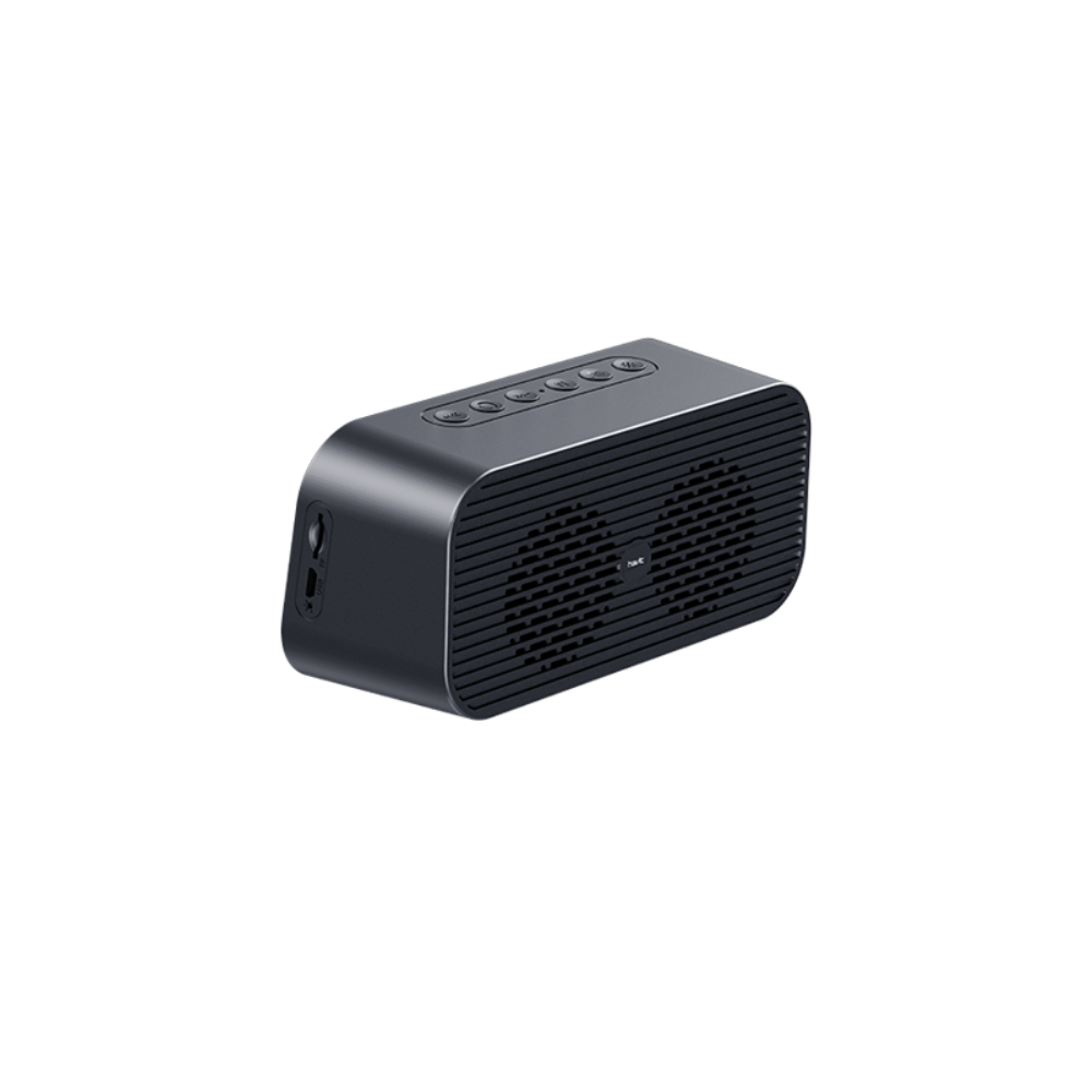 Parlante Bluetooth, reloj, alarma, recargable color negro - Havit M3